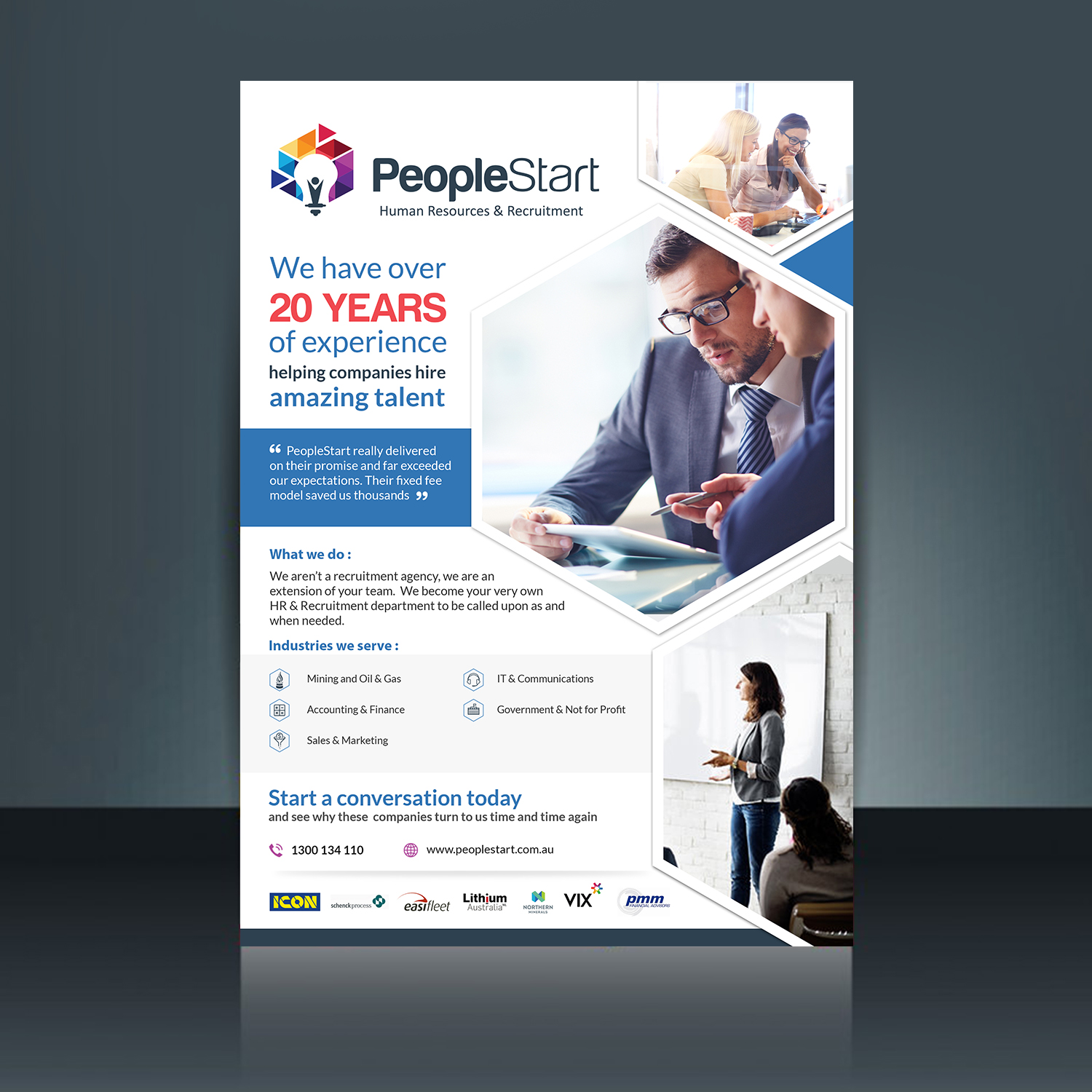 Flyer Design by creative.bugs for People Start | Design #17167824