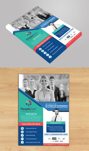 Australian Recruitment Agency Flyer | Design de Flyer par ecorokerz
