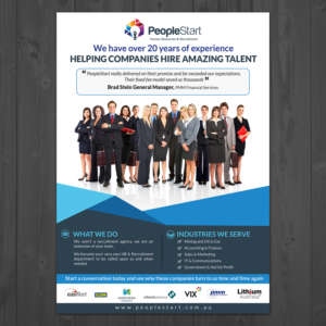 Australian Recruitment Agency Flyer | Design de Flyer par Schöpfer