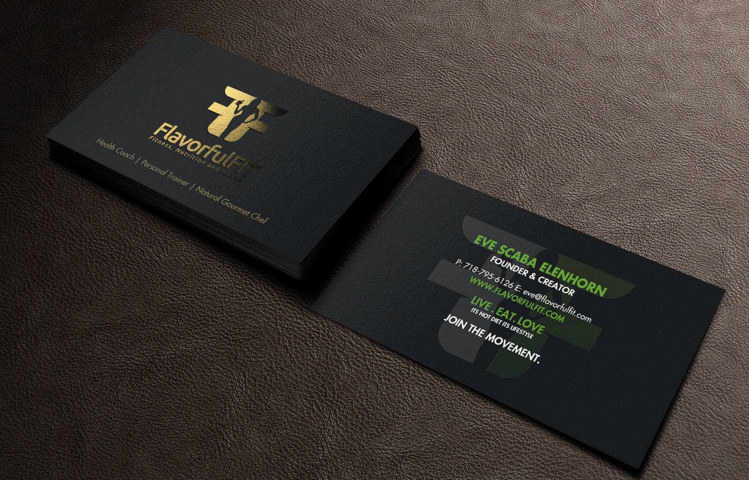 Design de Carte de Visite par chandrayaan.creative pour eve | Design #17206007