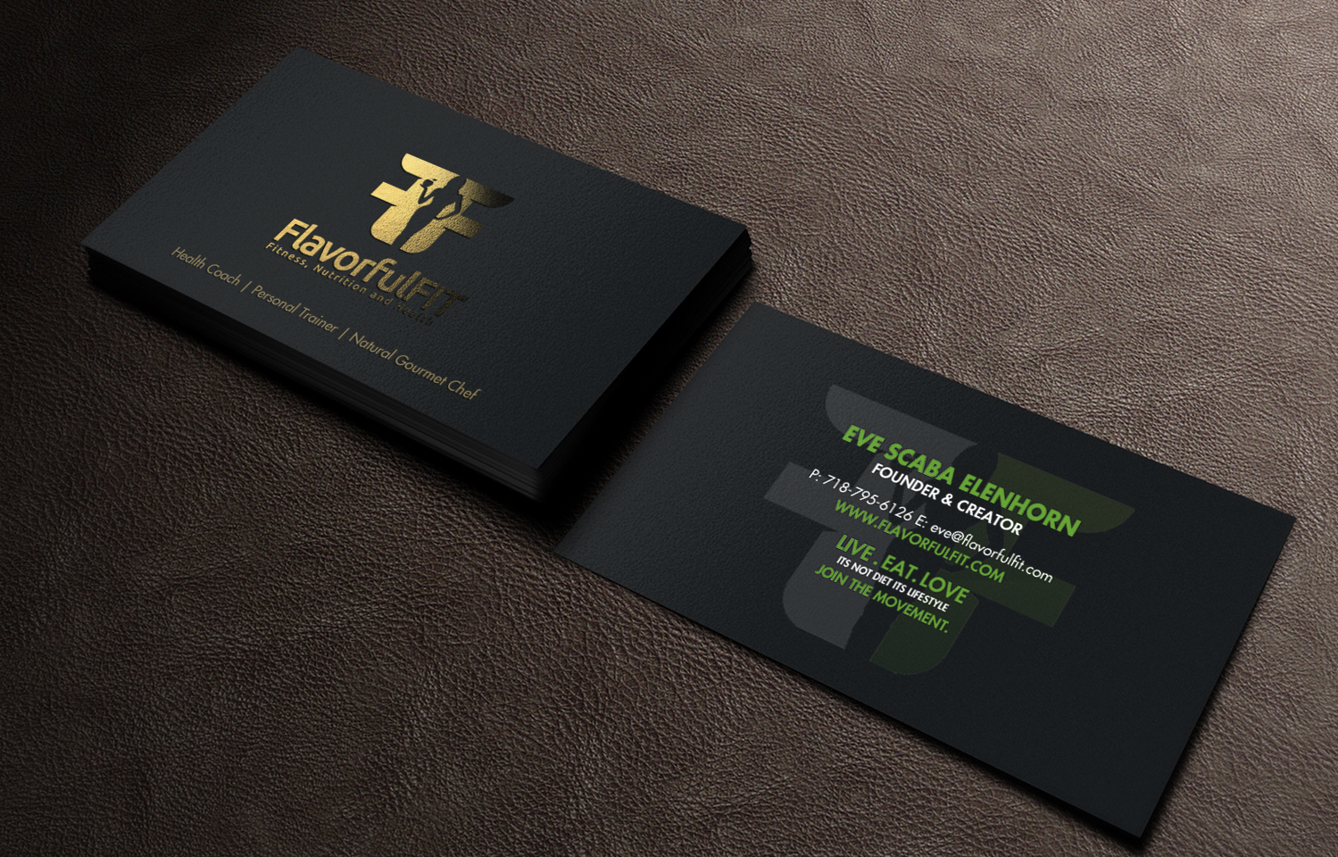 Design de Carte de Visite par chandrayaan.creative pour eve | Design #17206009