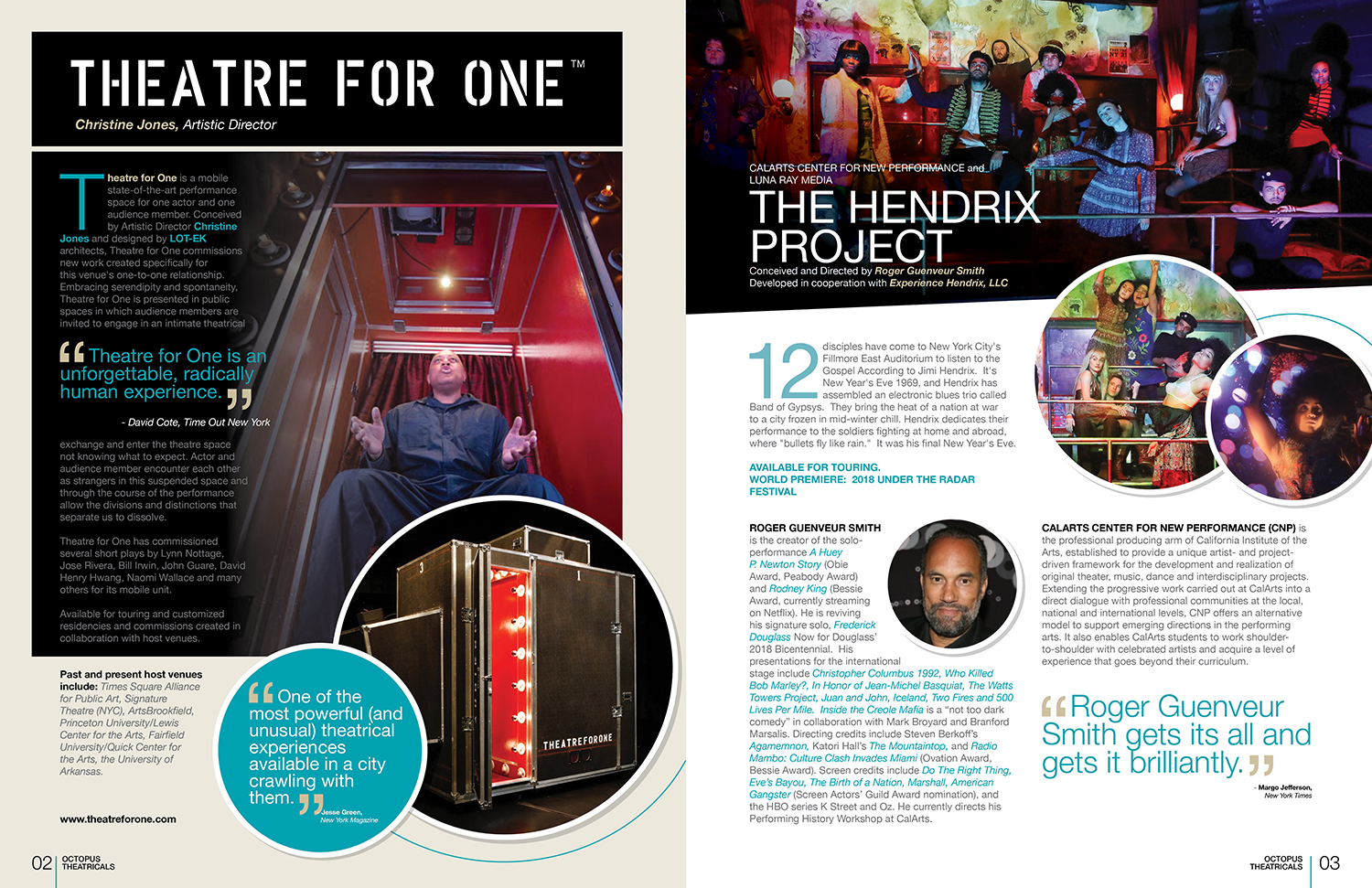 Brochure Design by DesignFive for Octopus Theatricals | Design #17236771