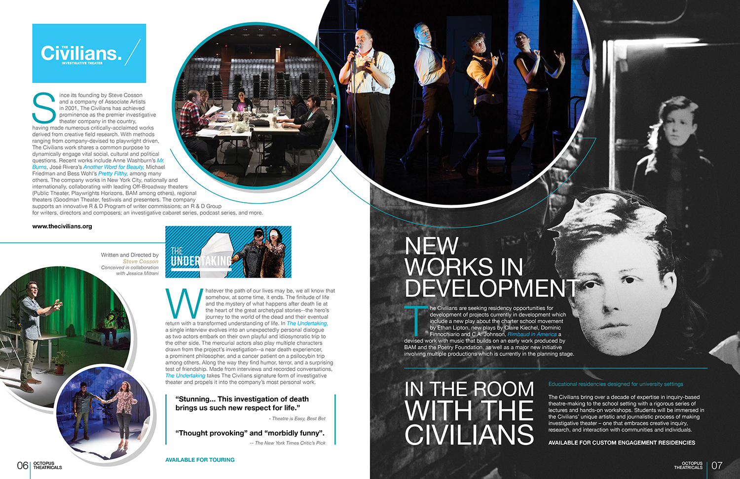 Brochure Design by DesignFive for Octopus Theatricals | Design #17241418