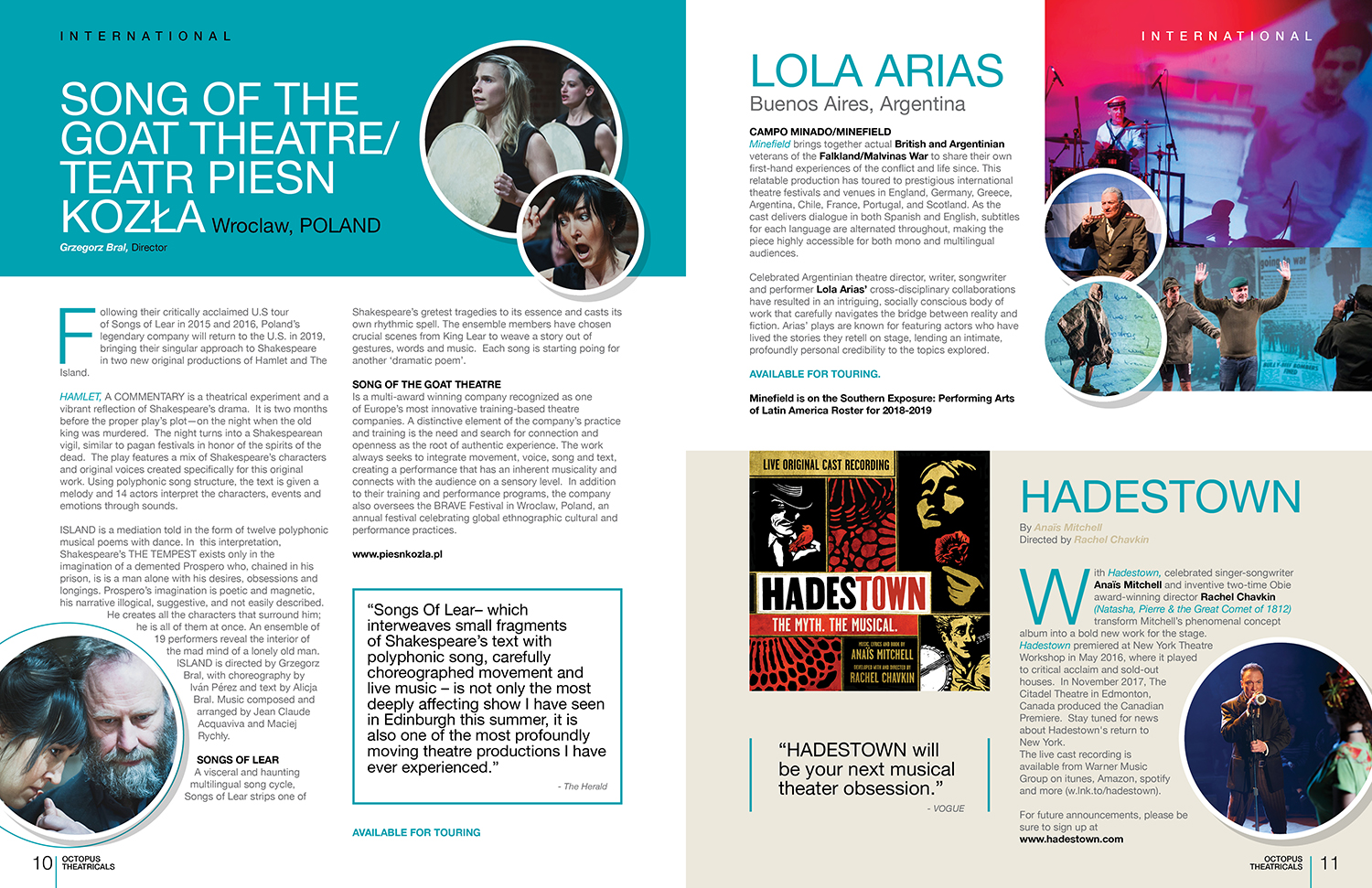 Brochure Design by DesignFive for Octopus Theatricals | Design #17261730