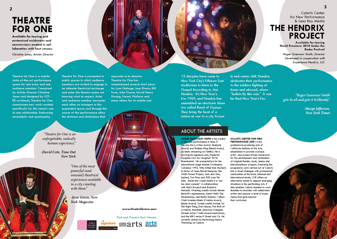Brochure Design by adragst for Octopus Theatricals | Design #17239783