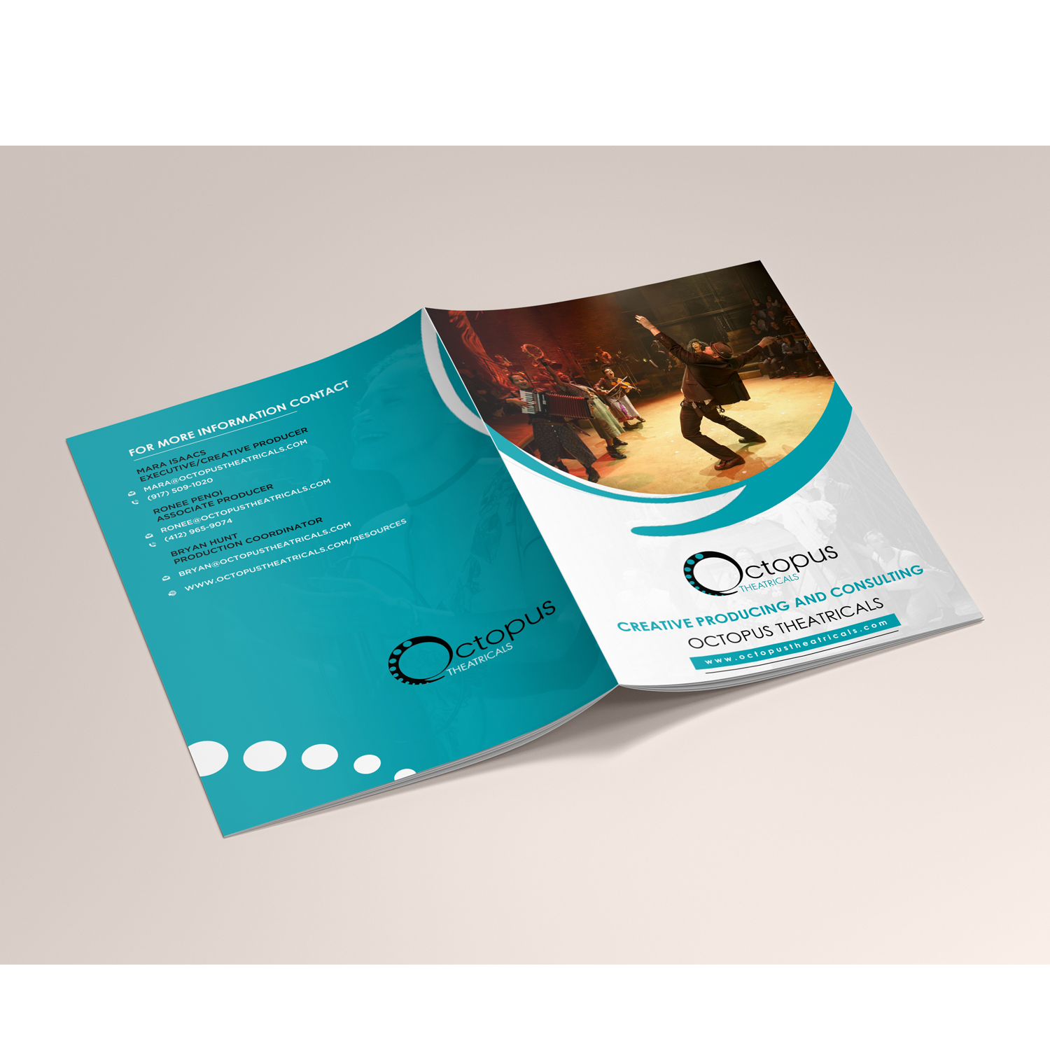 Brochure Design by creative.bugs for Octopus Theatricals | Design #17242483