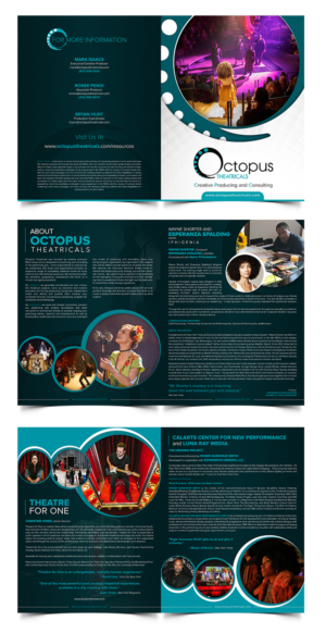Brochure Design by SD WEBCREATION for Octopus Theatricals | Design #17257651