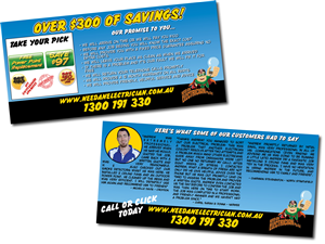 Design de Flyer par Kings Bishop Design pour Need An Electrician Pty Ltd | Design : #629868