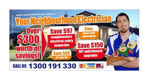 Design de Flyer par Atvento Graphics pour Need An Electrician Pty Ltd | Design : #627297