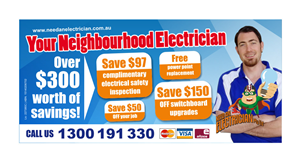 Design de Flyer par Atvento Graphics pour Need An Electrician Pty Ltd | Design : #627299