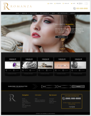 Women's Jewellery startup needs a captivating, beautifully designed and intuitive online store | Web Design by -Marc-