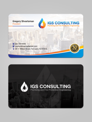 Plumbing and Fire Protection Consulting Engineering | Visitenkarten-Design von Sandaruwan