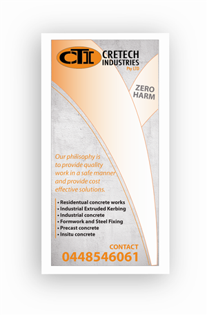 Cretech Business Flyer design project