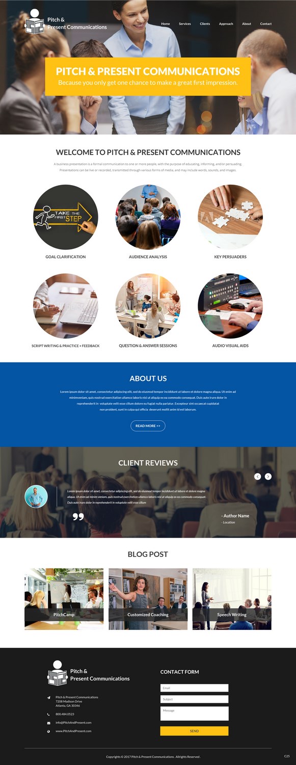 Web Design by pb for this project | Design #17188093