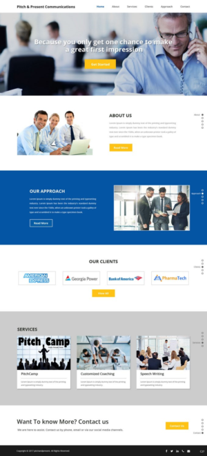 Web Design by pb for this project | Design: #17188096