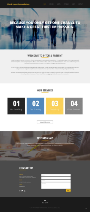 Web Design by pb for this project | Design: #17199536