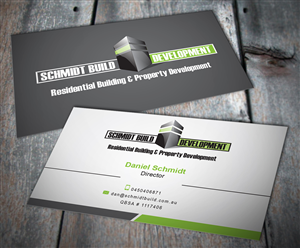 House Builder and Property Development Card Design and Logo | Business Card Design by MT