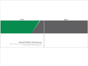 Business Card Design by Purple Studio for Schmidt Build & Development | Design: #2721262