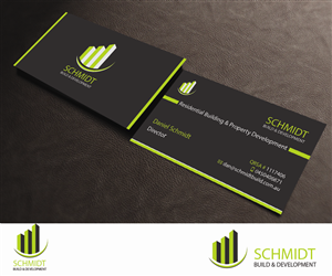 61 Serious Business Card Designs Building Design Business Card Design By Aaron For Schmidt Build Development 2711763
