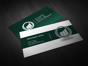 Business Card Design by S22design for Schmidt Build & Development | Design: #2700630