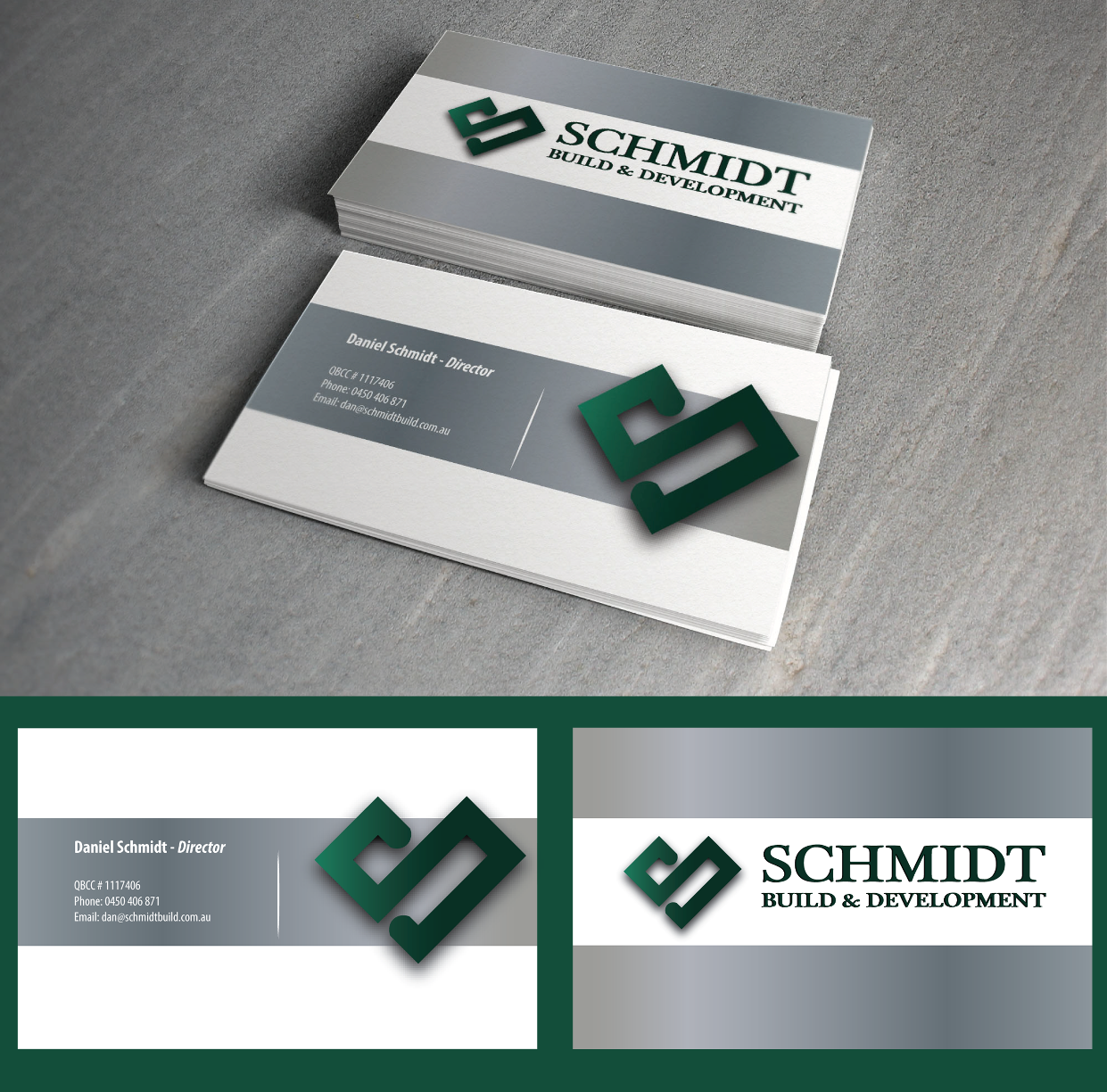 Business Card Design by S22design for Schmidt Build & Development | Design: #2743739