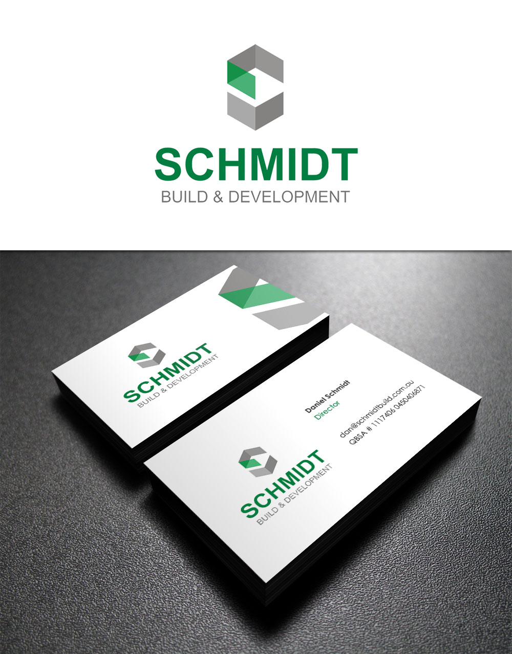 Business Card Design by Eggo May P for Schmidt Build & Development | Design #2701801