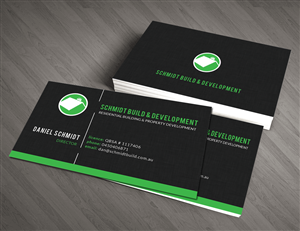 Business Card Design by  Artman for Schmidt Build & Development | Design: #2748281
