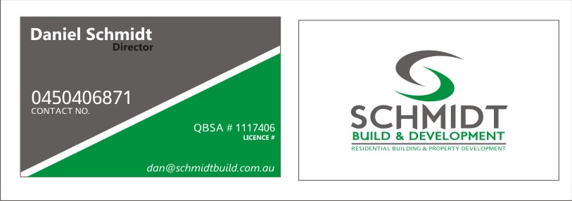 Business Card Design by Mae Angel for Schmidt Build & Development | Design #2703515