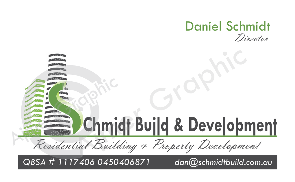 Business Card Design by Rupesh 3 for Schmidt Build & Development | Design #2725226