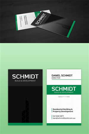 Business Card Design by D3 for Schmidt Build & Development | Design #2730830