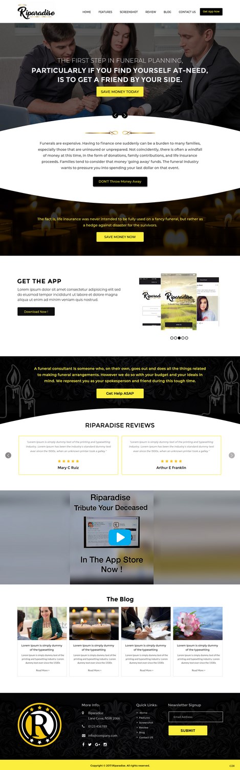 Wordpress Design by pb for Riparadise | Design #17263931