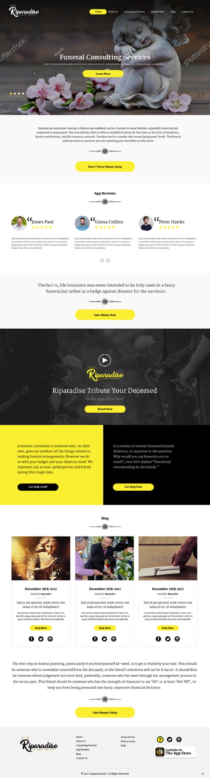 Diseño Wordpress por pb para Riparadise | Diseño: #17267438