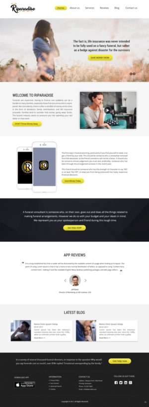 Diseño Wordpress por pb para Riparadise | Diseño: #17267440