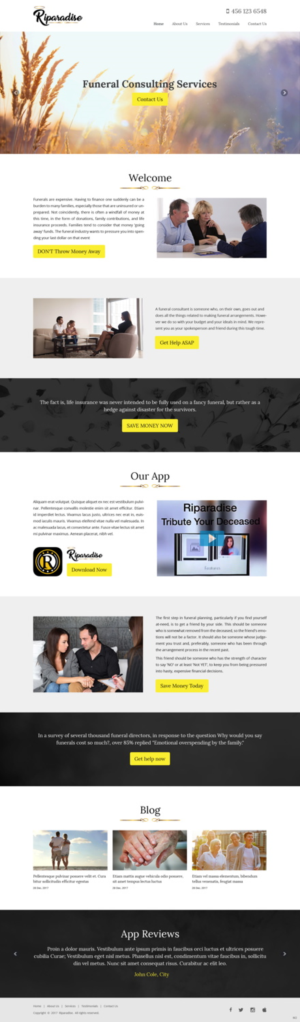 Diseño Wordpress por pb para Riparadise | Diseño: #17267444