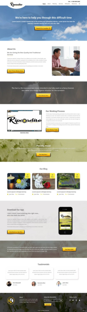 Diseño Wordpress por pb para Riparadise | Diseño: #17272207