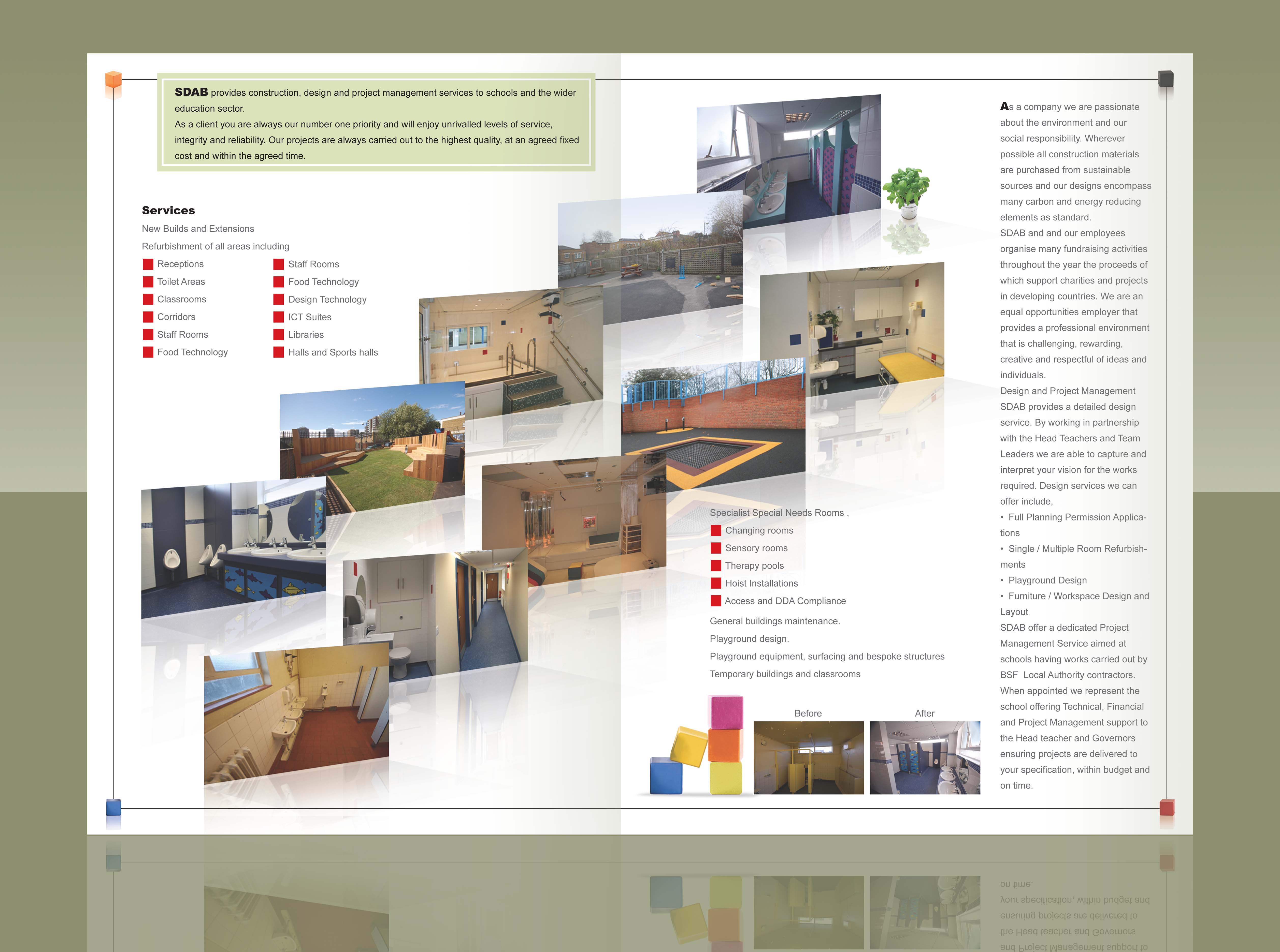 Brochure Design by Maskedbulb for School Design and Build Limite | Design #45448