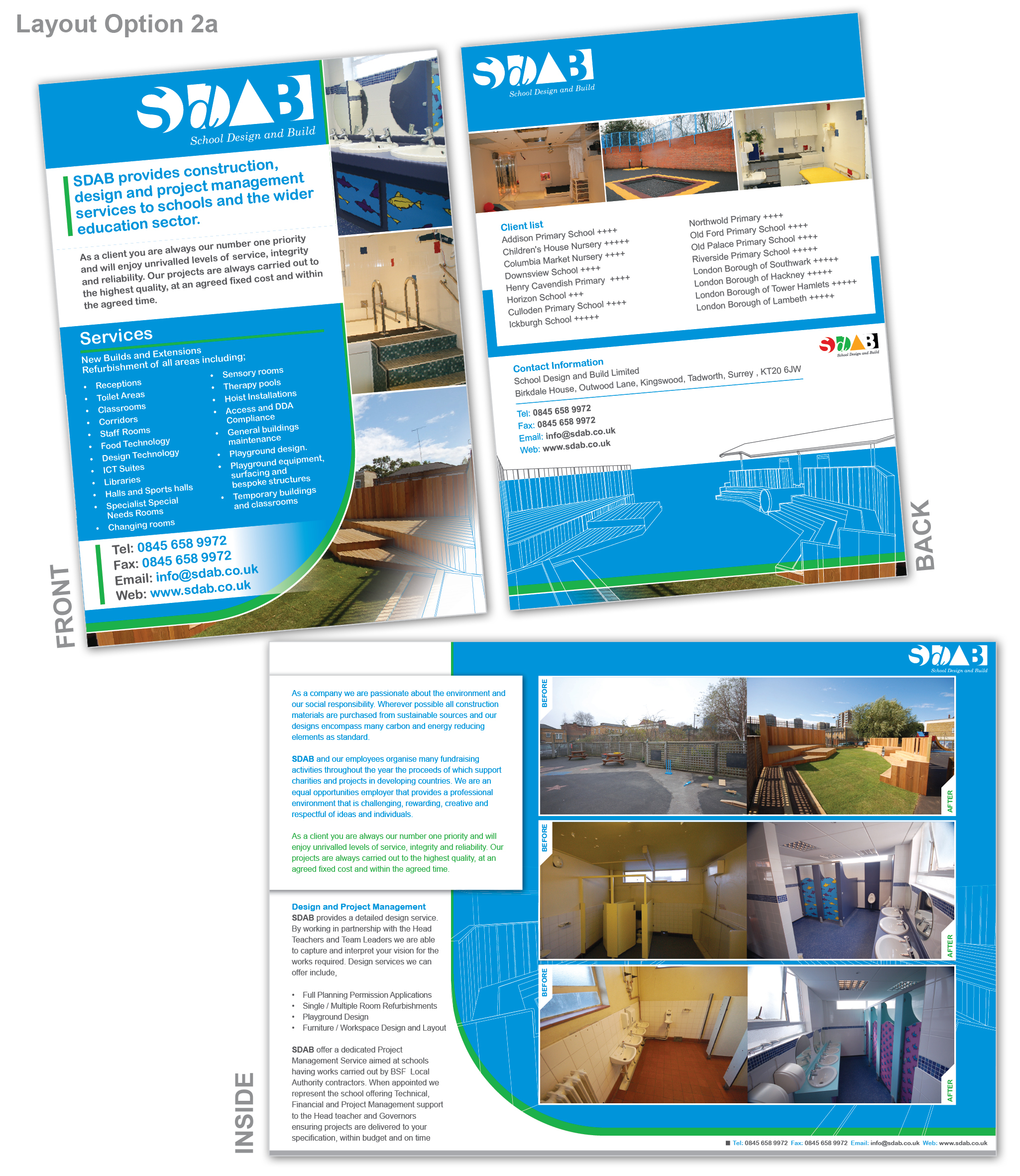 Brochure Design by esStudioUK for School Design and Build Limite | Design #45539