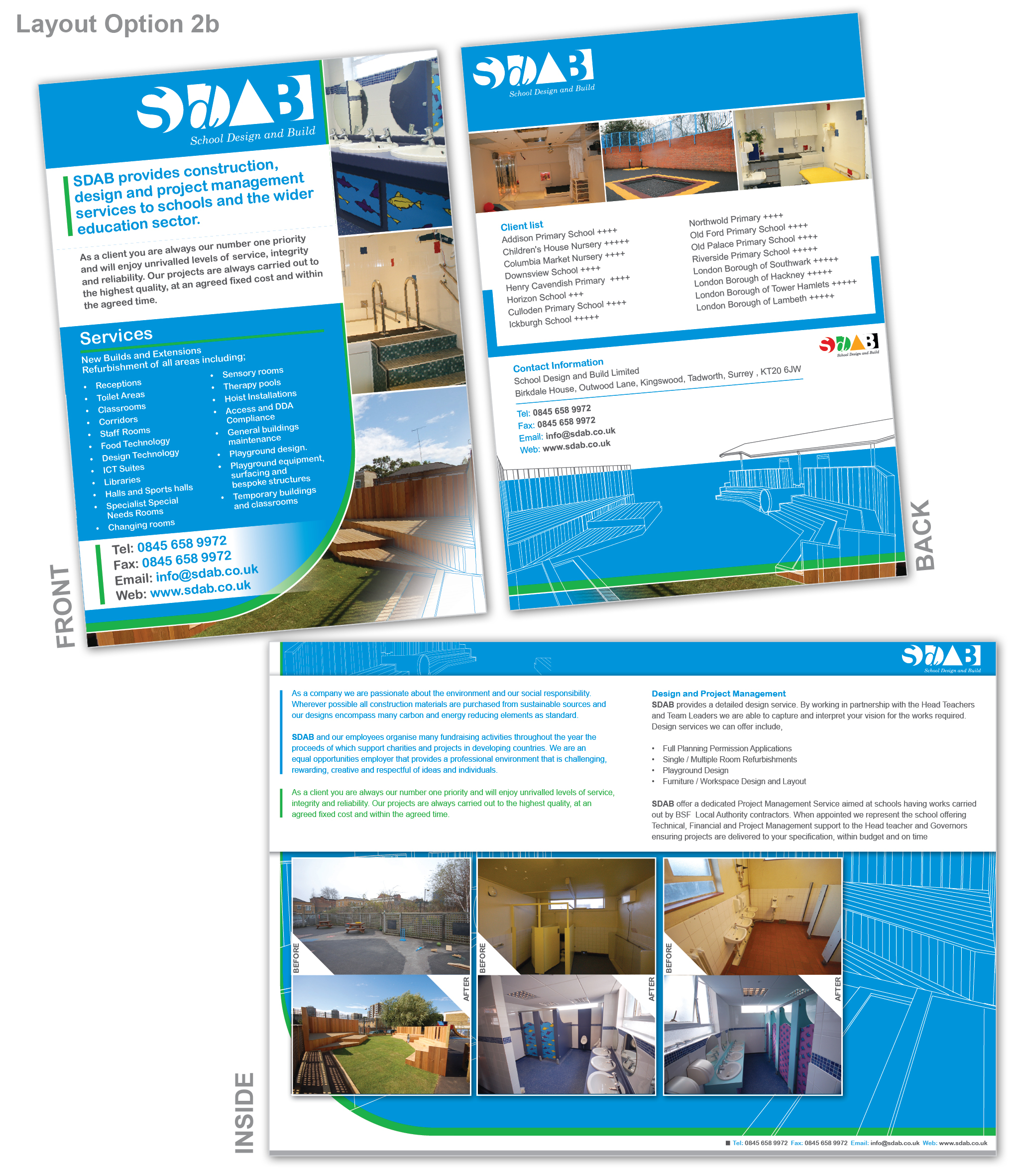 Brochure Design by esStudioUK for School Design and Build Limite | Design #45540