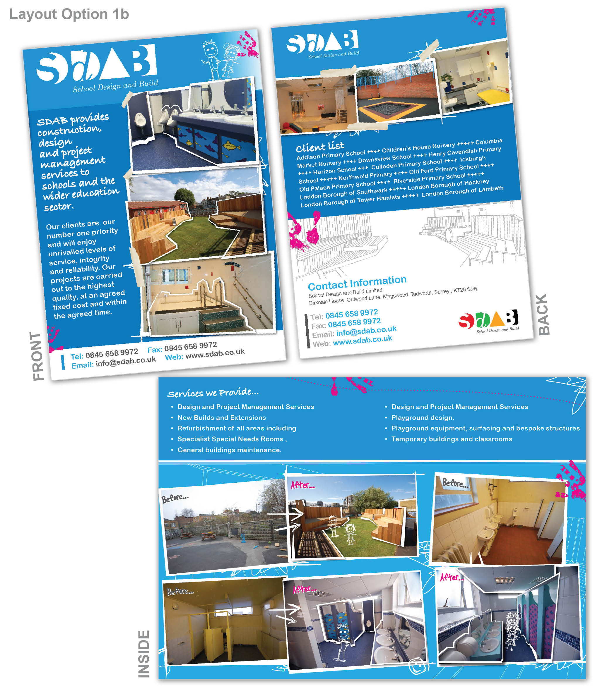 Brochure Design by esStudioUK for School Design and Build Limite | Design #46599