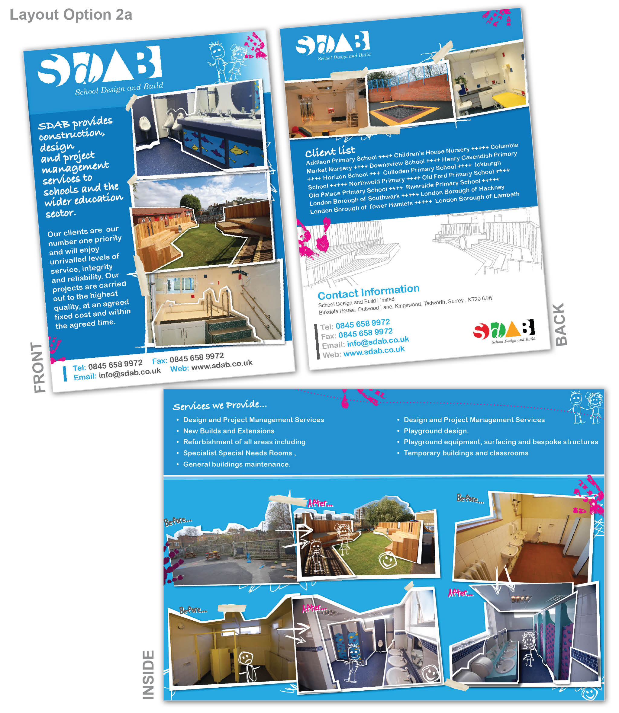Design de Brochure par esStudioUK pour School Design and Build Limite | Design #46601