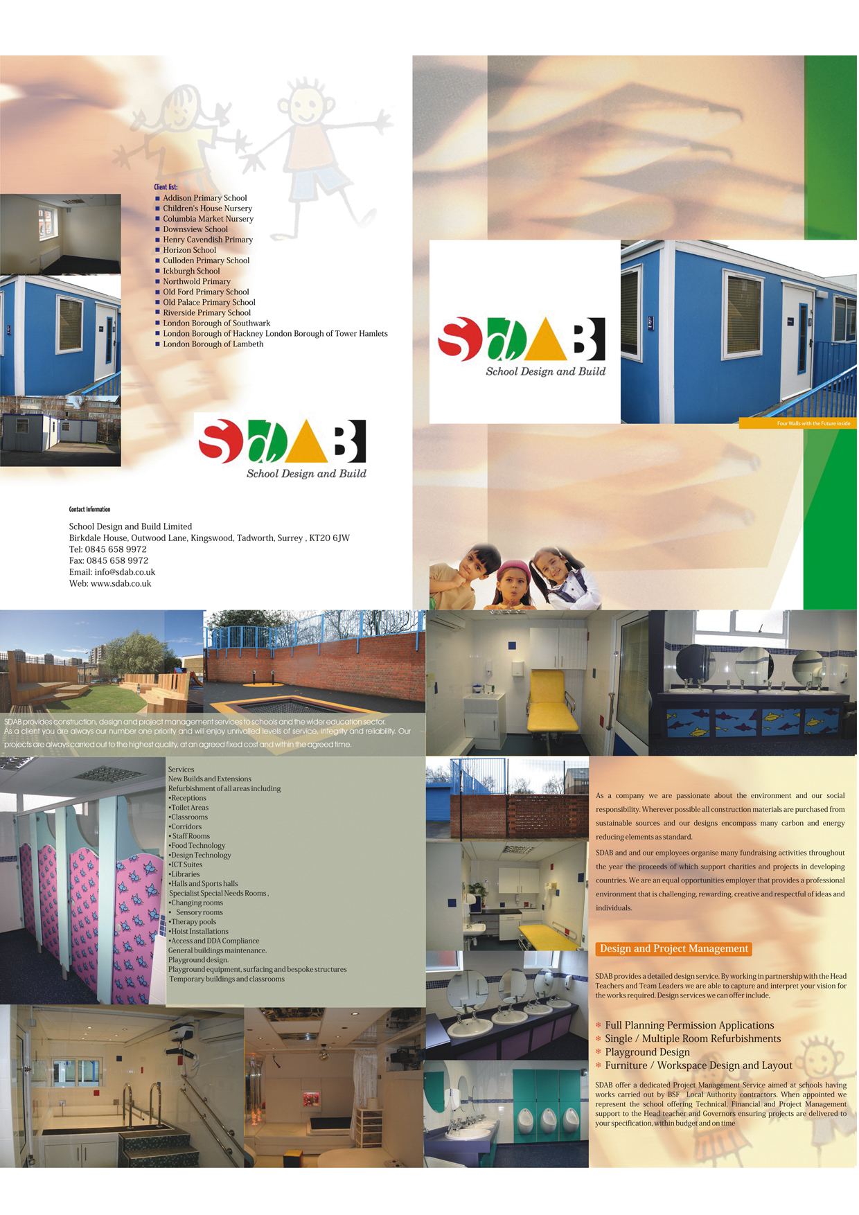 Brochure Design by achanta advertising for School Design and Build Limite | Design #43910