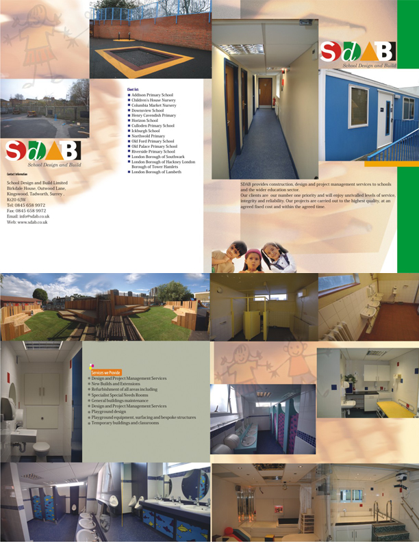 Brochure Design by achanta advertising for School Design and Build Limite | Design #46502
