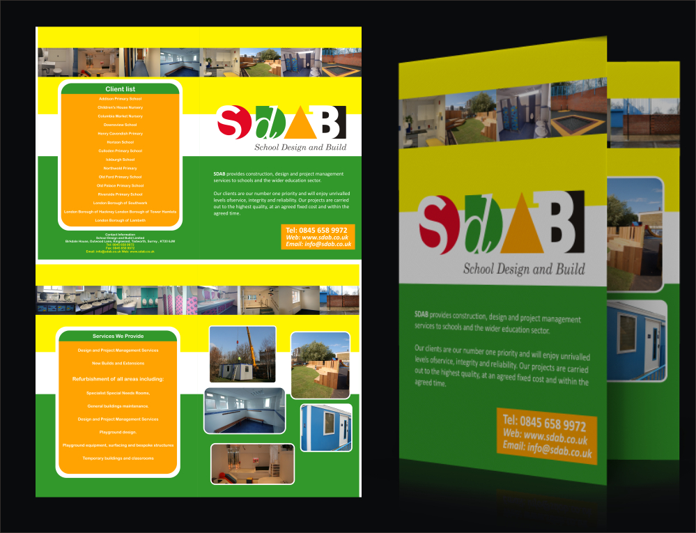 Brochure Design by SiddKidd for School Design and Build Limite | Design #46643