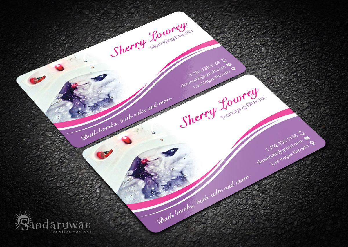 Business Card Design by Sandaruwan for Lady Belle's Bath Shop | Design #17191477