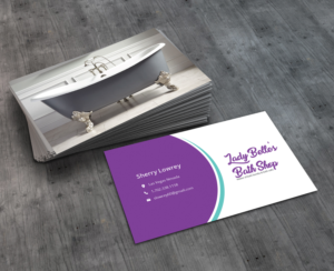 Business Card Design by AbyJohns for Lady Belle's Bath Shop | Design: #17193321