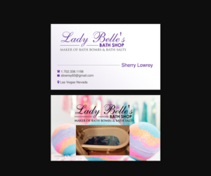 Design de Carte de Visite par Creations Box 2015 pour Lady Belle's Bath Shop | Design : #17193483