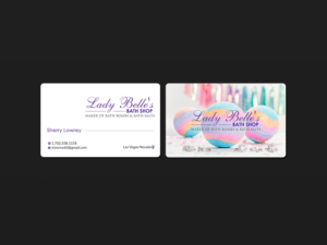 Business Card Design by Creations Box 2015 for Lady Belle's Bath Shop | Design: #17206237