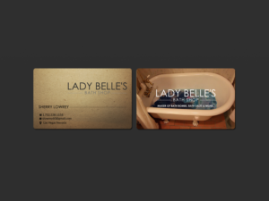 Business Card Design by Creations Box 2015 for Lady Belle's Bath Shop | Design: #17206238