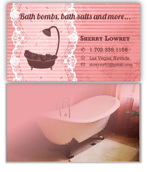 Design de Carte de Visite par citygirl17 pour Lady Belle's Bath Shop | Design #17191376