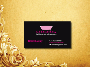 Business Card Design by esolztech for Lady Belle's Bath Shop | Design: #17195755